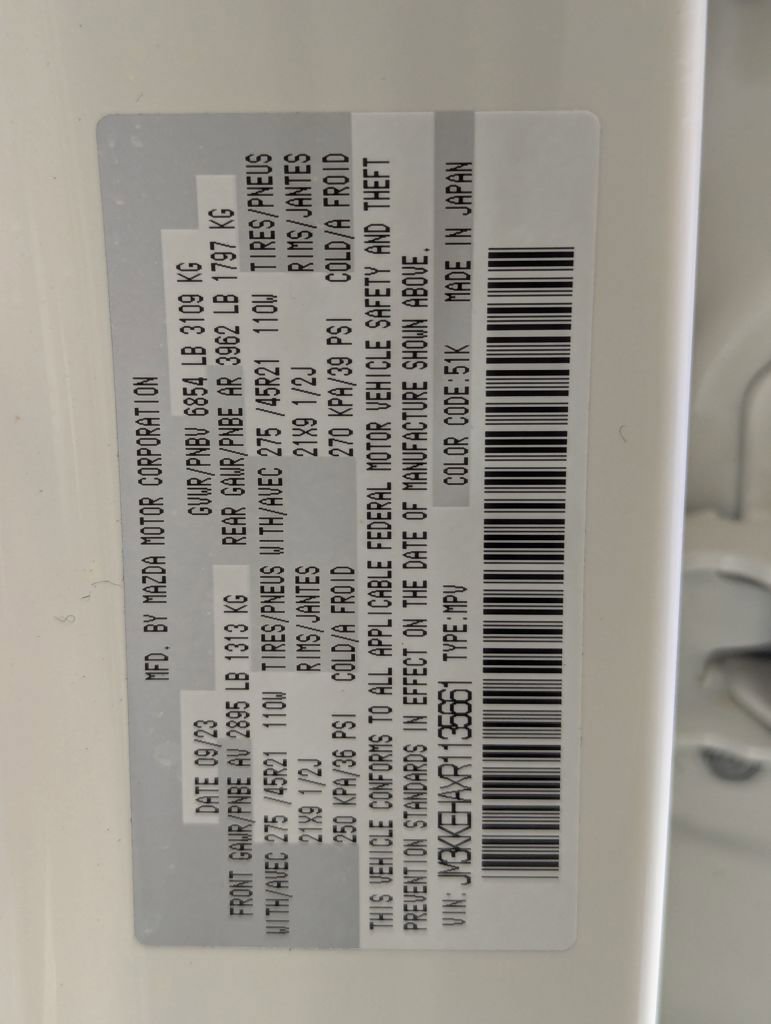 Used 2024 MAZDA CX-90 Plug-In Hybrid w/ Premium Plus image 61