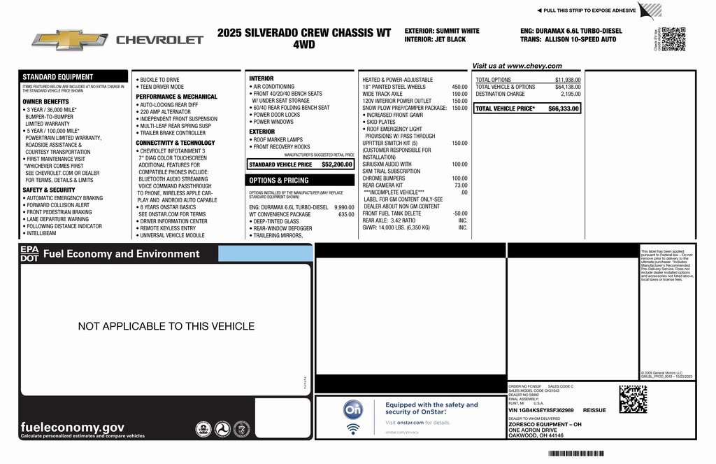 New 2025 Chevrolet Silverado 3500 W/T w/ WT Convenience Package image 4