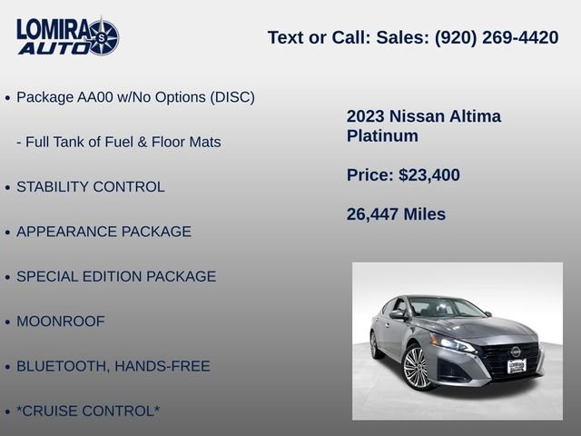 Used 2023 Nissan Altima AWD image 8