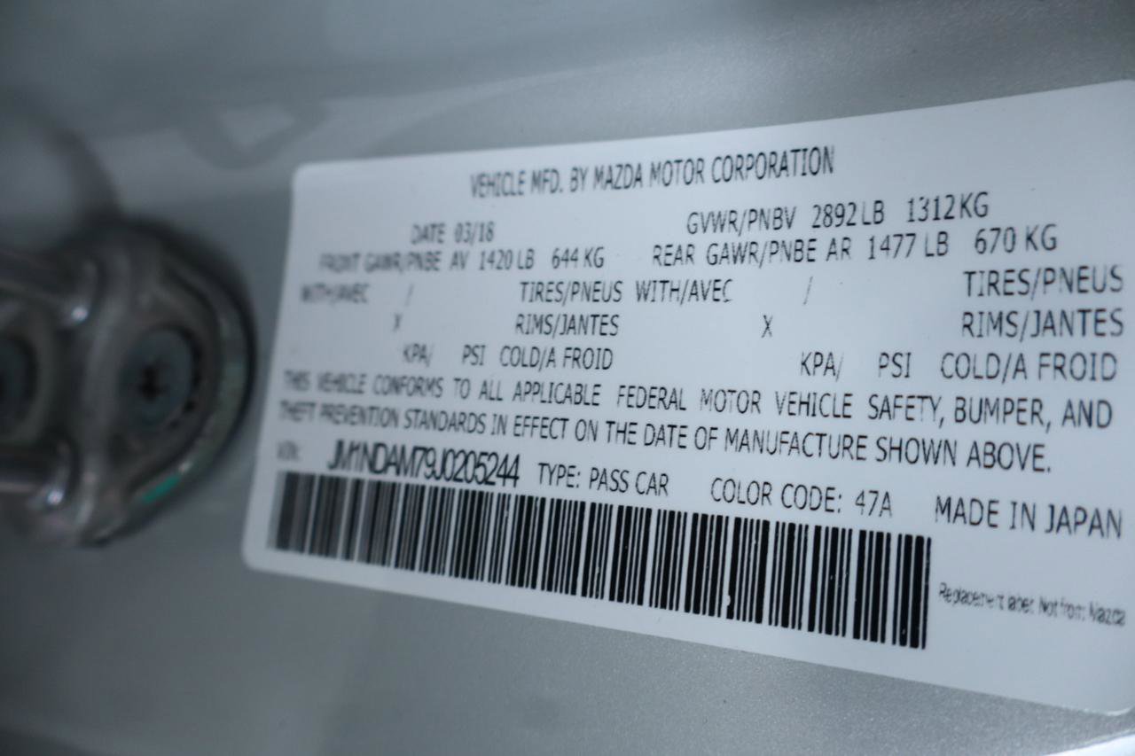 Used 2018 MAZDA MX-5 Miata RF Grand Touring RWD image 37