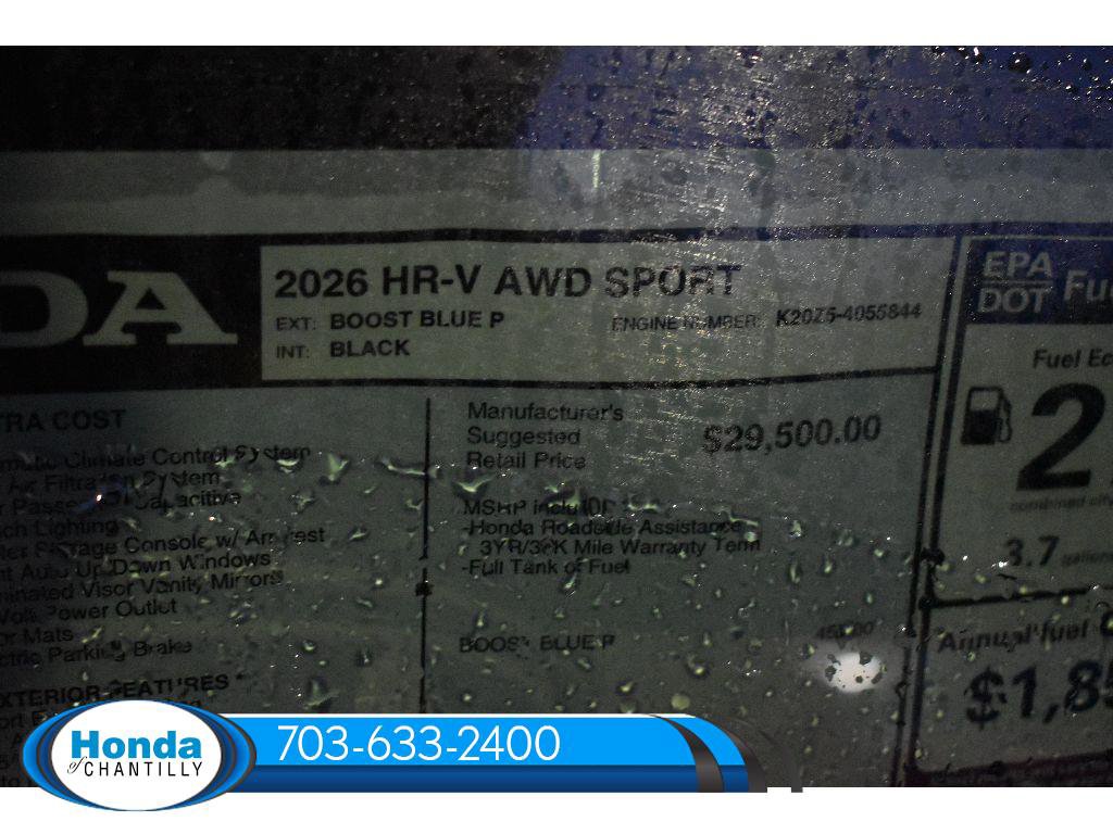 New 2026 Honda HR-V Sport image 35