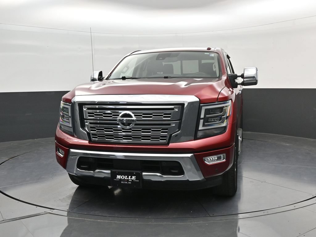 Used 2021 Nissan Titan SL w/ Moonroof Package AWD/4WD image 3