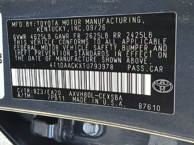 New 2026 Toyota Camry SE w/ Convenience Package FWD image 24