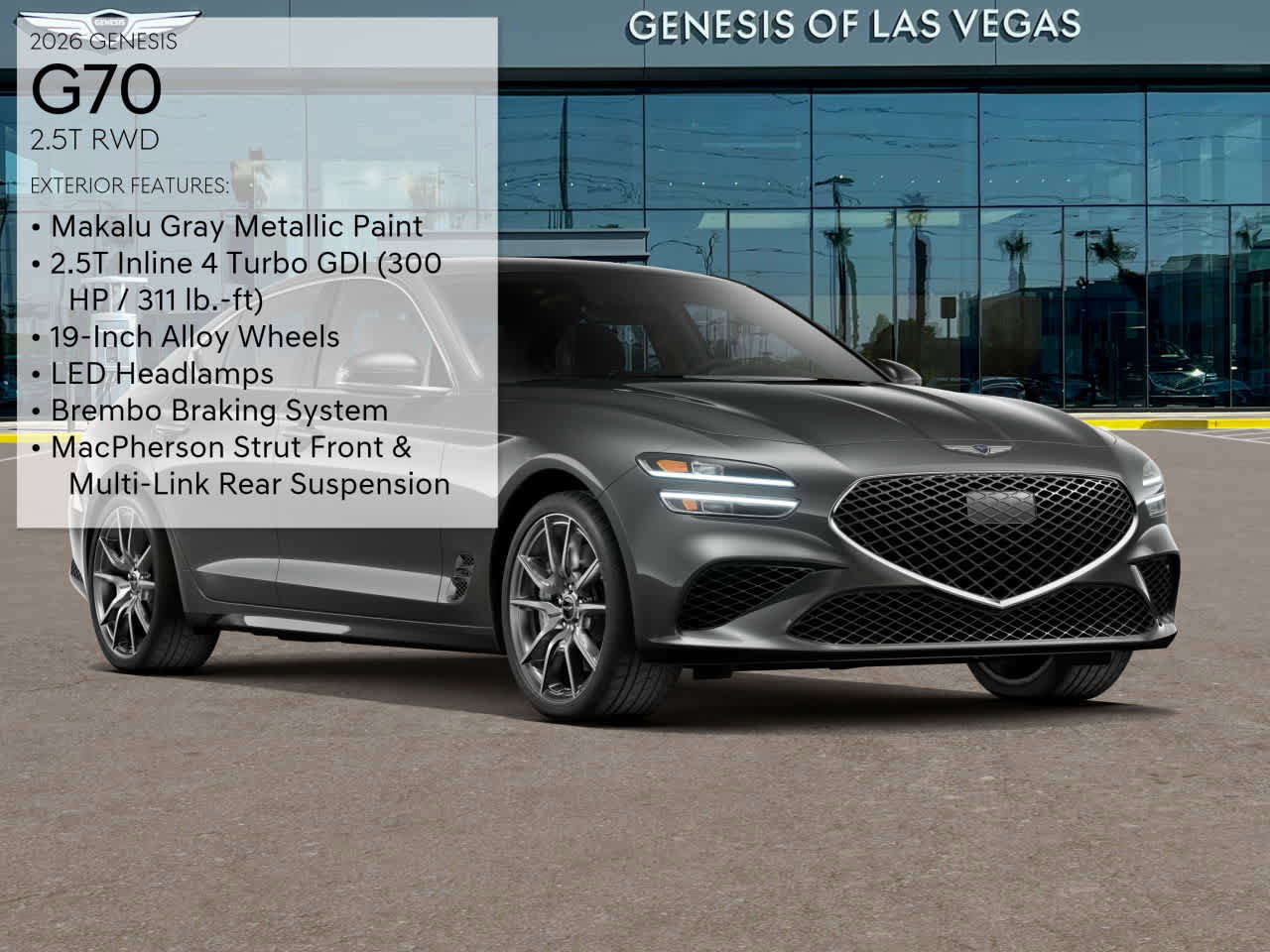 New 2026 Genesis G70 2.5T image 3