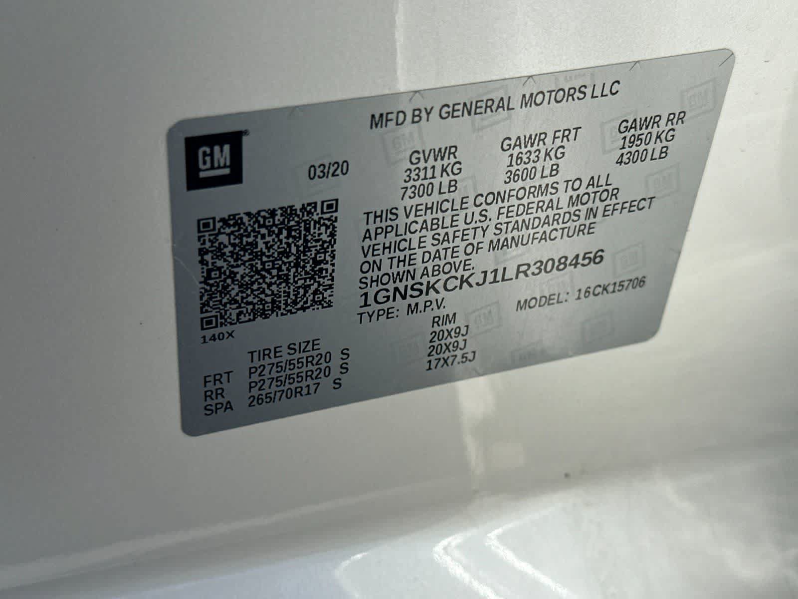 Used 2020 Chevrolet Tahoe Premier w/ Premier 6.2L Value Package AWD/4WD image 33