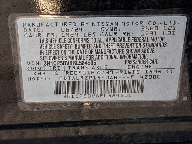 Used 2024 Nissan Kicks S FWD image 27