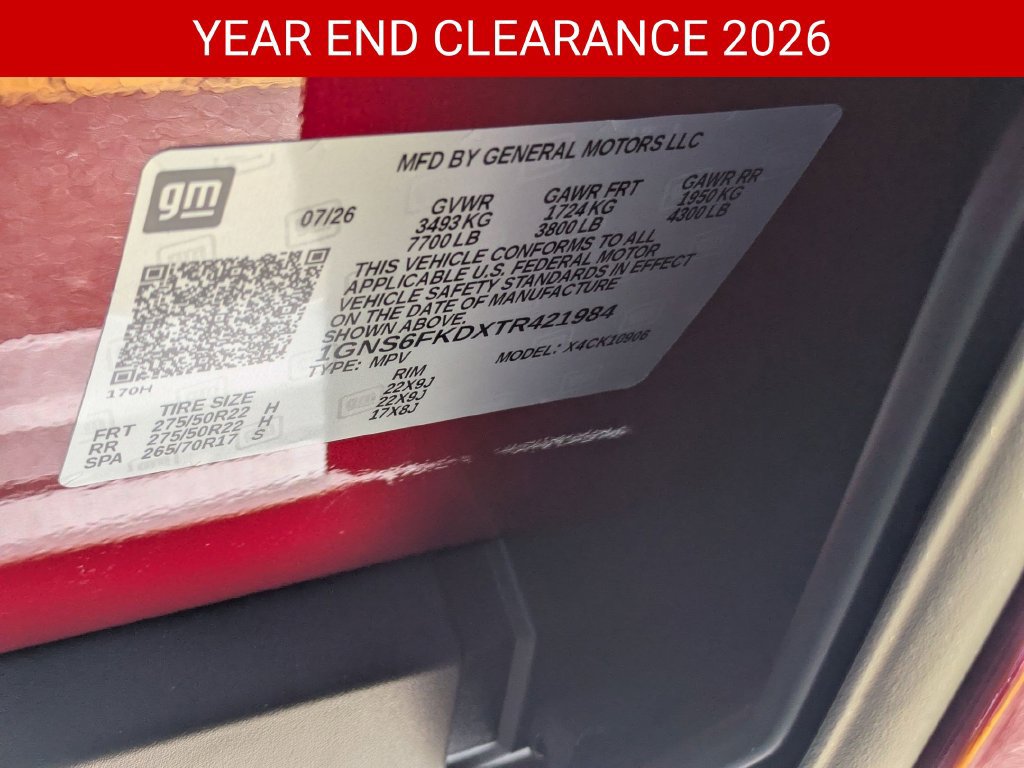 New 2026 Chevrolet Suburban Premier AWD/4WD image 48