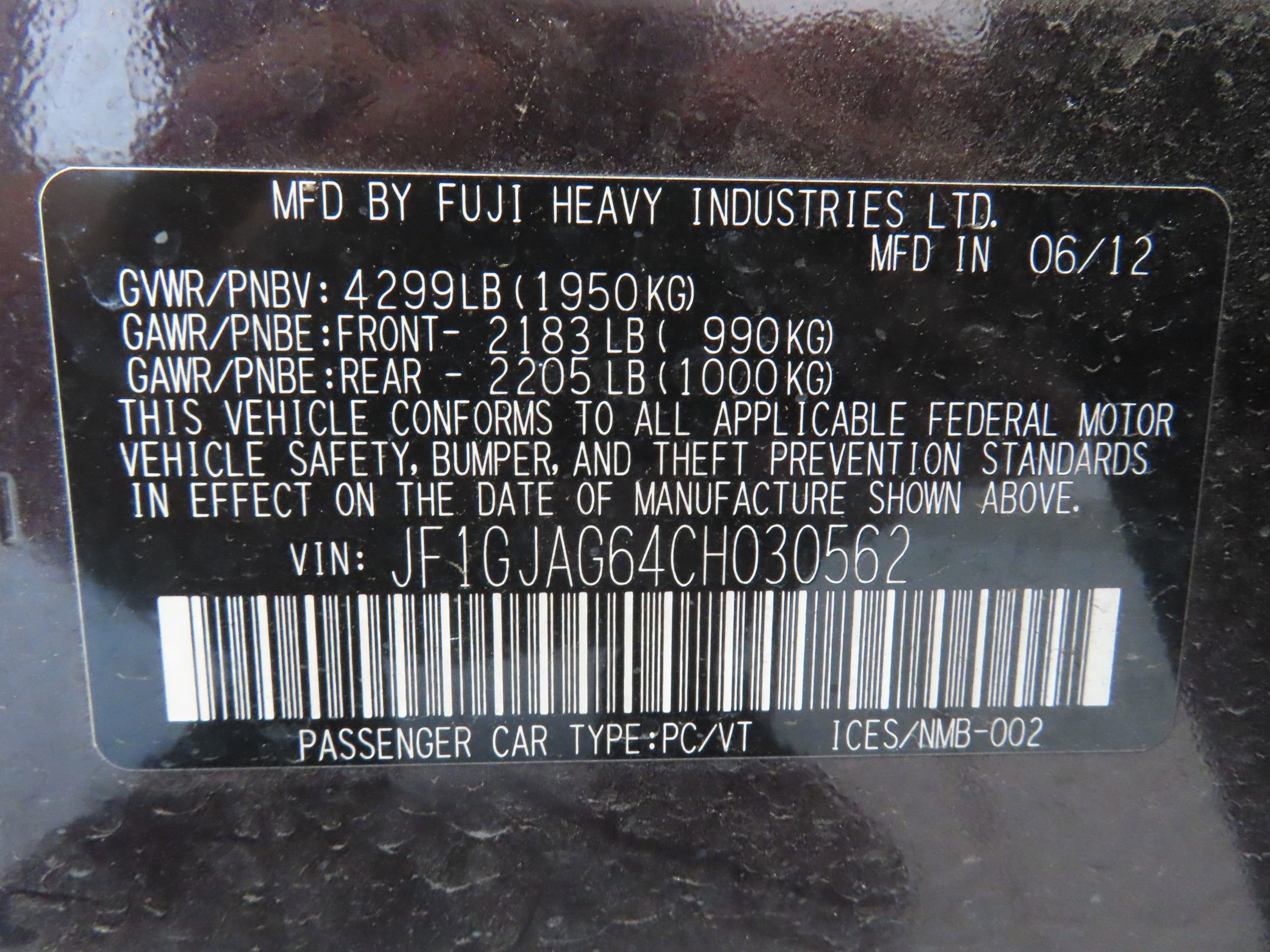 Used 2012 Subaru Impreza 2.0i Limited AWD/4WD image 24