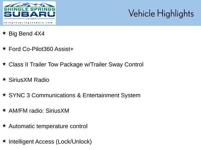 Used 2022 Ford Bronco Sport Big Bend w/ Convenience Package AWD/4WD image 5
