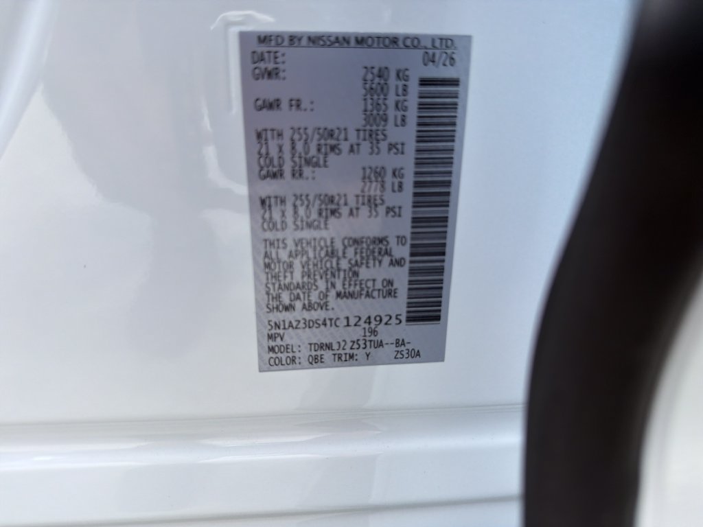New 2026 Nissan Murano Platinum w/ Cargo Package AWD/4WD image 36