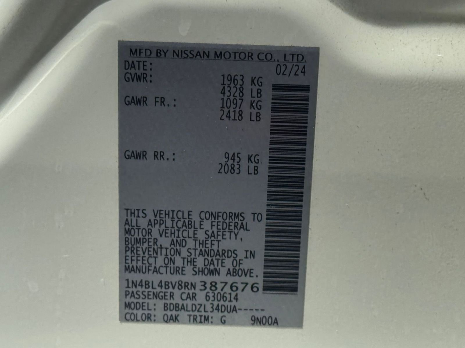 Used 2024 Nissan Altima 2.5 S image 27