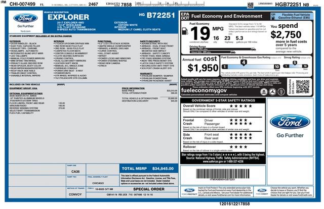 Used 2017 Ford Explorer 4WD image 11