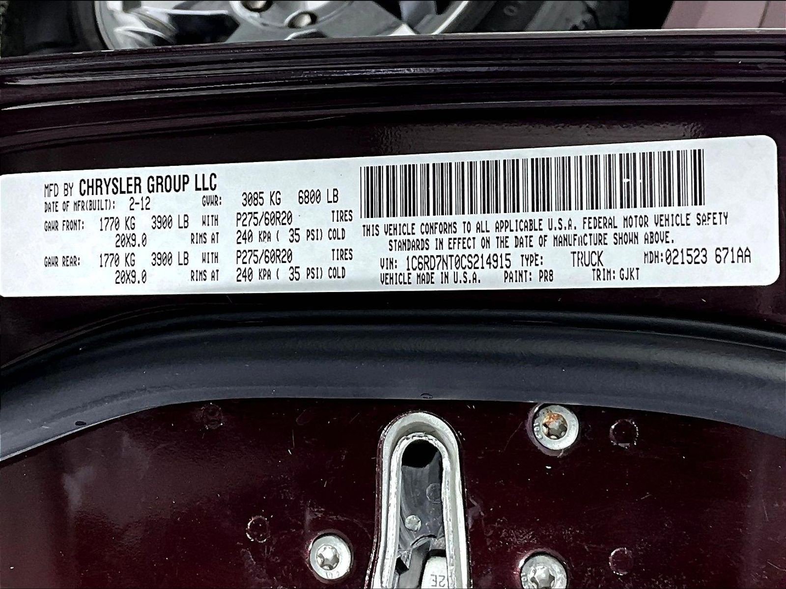 Used 2012 RAM 1500 Laramie AWD/4WD image 19