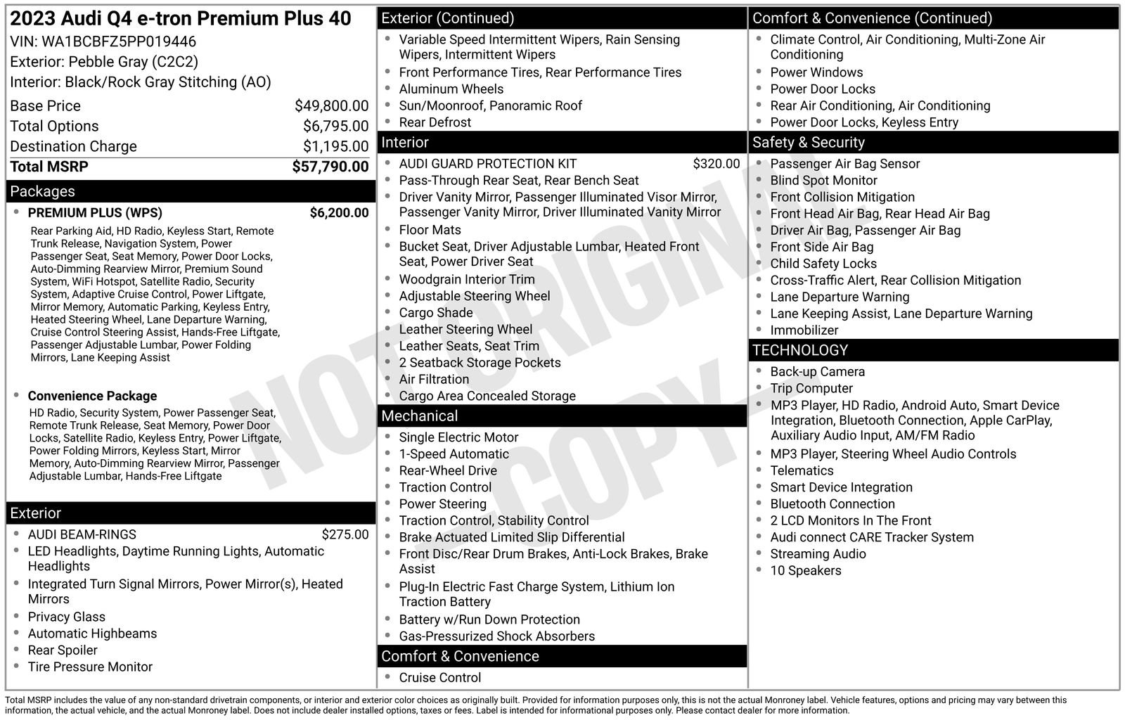 Certified 2023 Audi Q4 e-tron Premium Plus w/ Premium Plus RWD image 32