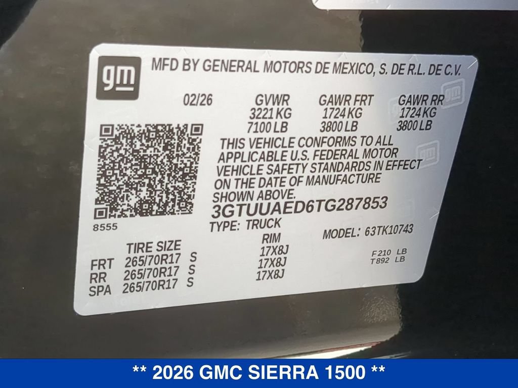 New 2026 GMC Sierra 1500 Pro w/ Pro Value Package AWD/4WD image 24