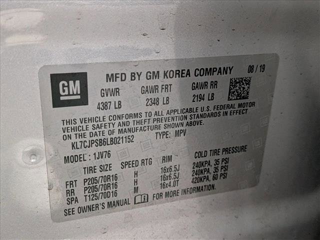 Used 2020 Chevrolet Trax LT w/ LT Convenience Package image 15