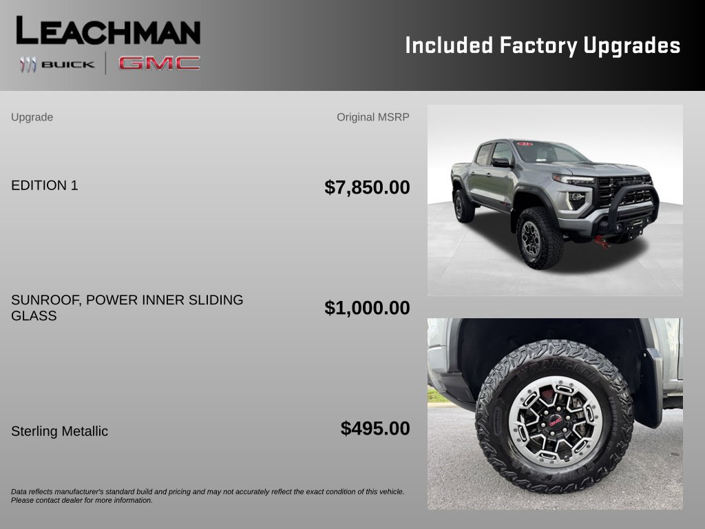 Certified 2023 GMC Canyon AT4X w/ Edition 1 AWD/4WD image 9