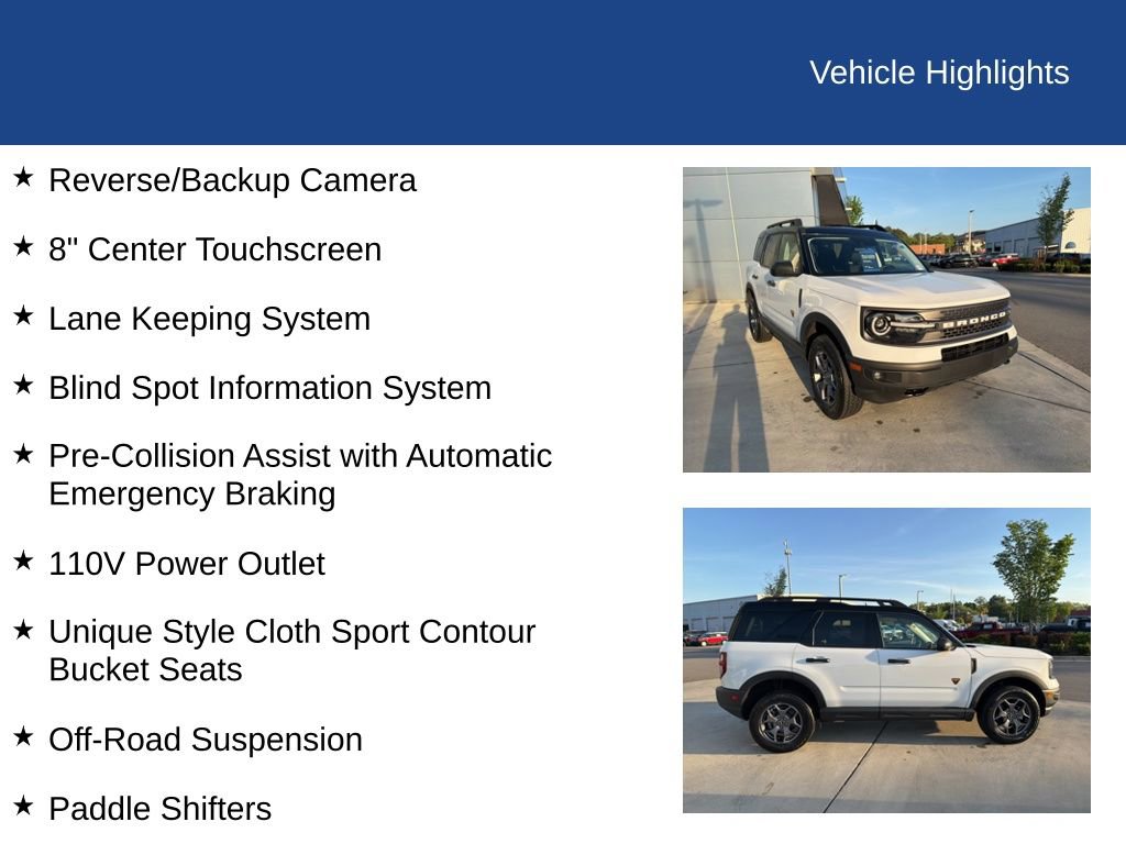 Certified 2024 Ford Bronco Sport Badlands image 29