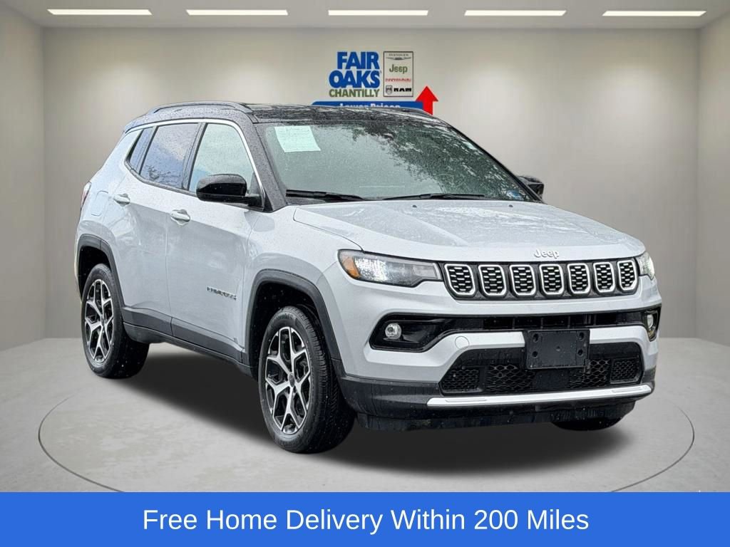 Certified 2025 Jeep Compass Limited AWD/4WD image 1