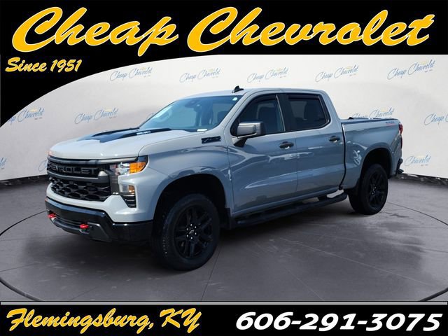Used 2024 Chevrolet Silverado 1500 Custom Trail Boss w/ LPO, Dark Essentials Package image 1