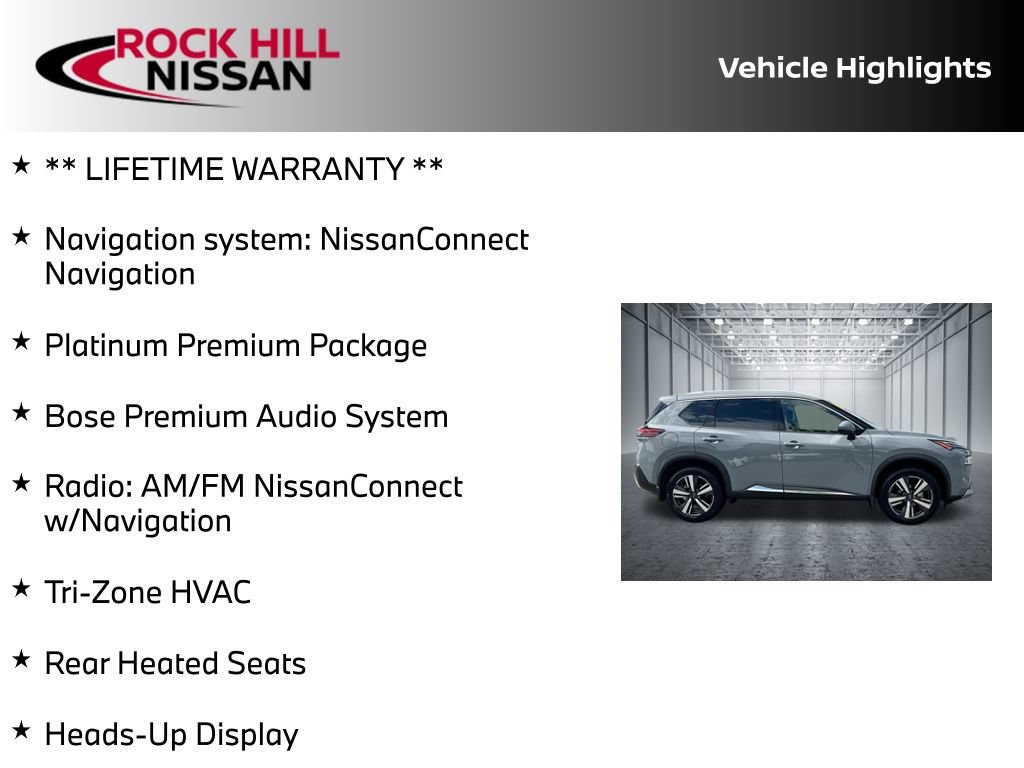 Certified 2023 Nissan Rogue Platinum w/ Platinum Premium Package AWD/4WD image 5