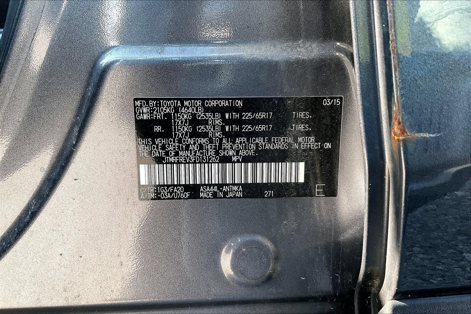 Used 2015 Toyota RAV4 XLE AWD/4WD image 33