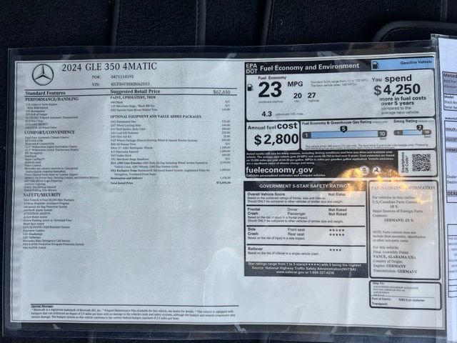 Certified 2024 Mercedes-Benz GLE 350 4MATIC image 28