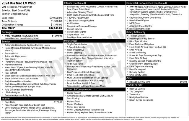 Used 2024 Kia Niro Wind w/ Wind Preserve Package FWD image 44