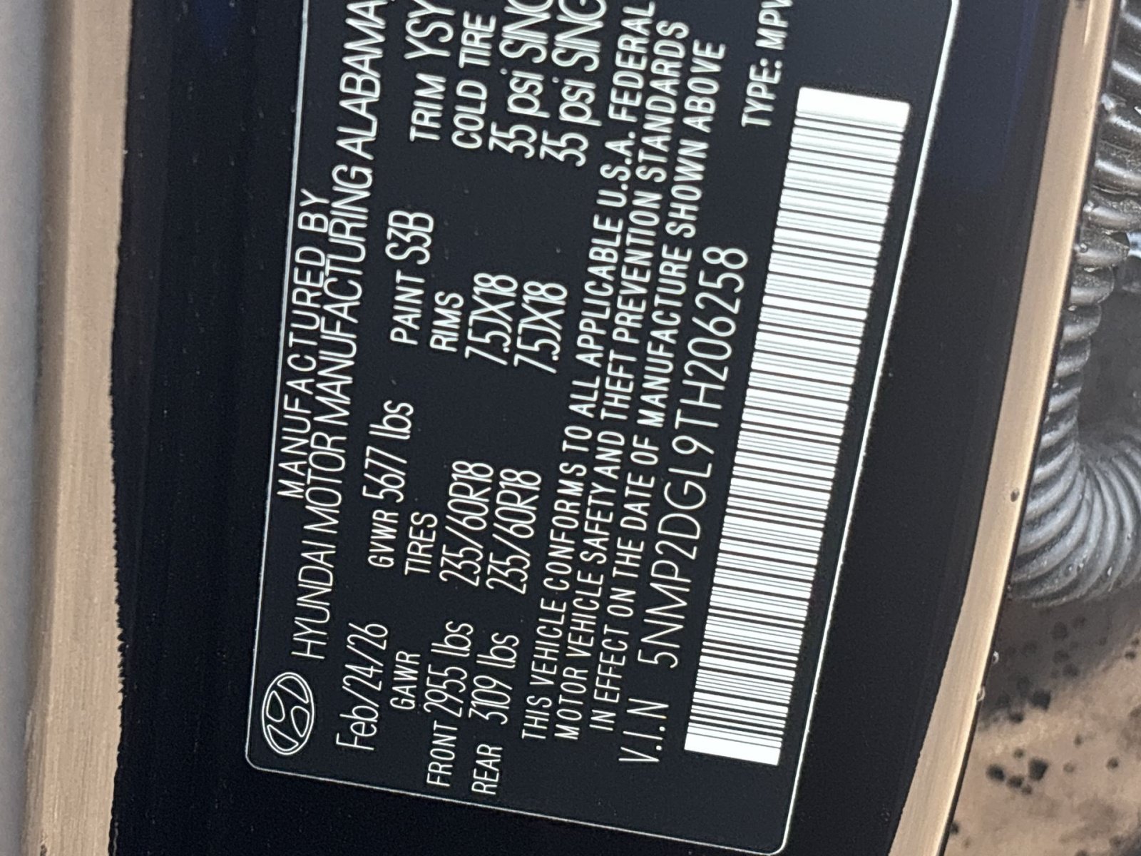 New 2026 Hyundai Santa Fe SEL AWD/4WD image 29