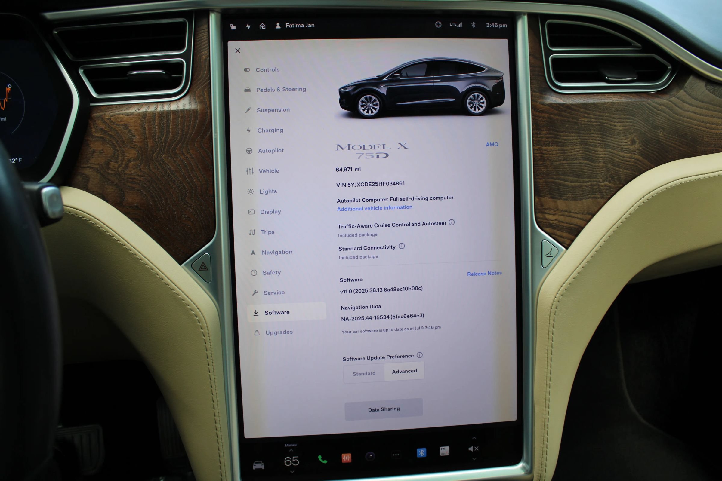 Used 2017 Tesla Model X 75D AWD/4WD image 16