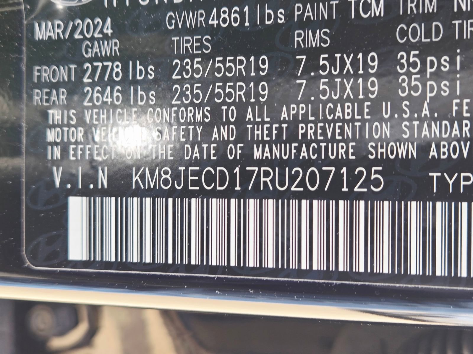 Certified 2024 Hyundai Tucson Limited image 12