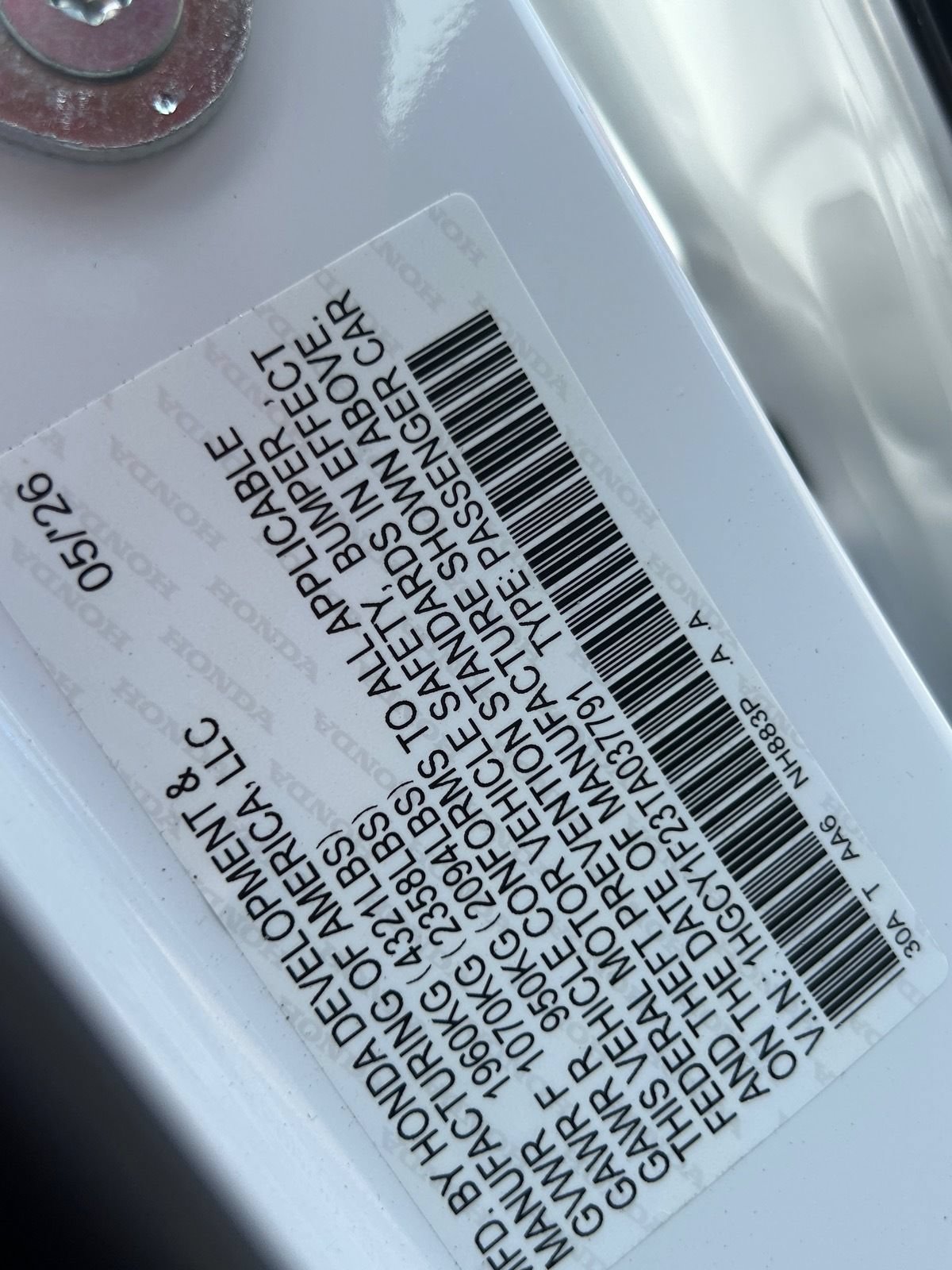 New 2026 Honda Accord LX image 31