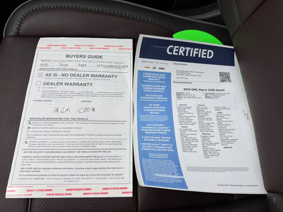 Certified 2023 GMC Sierra 1500 Denali w/ Denali Reserve Package image 37