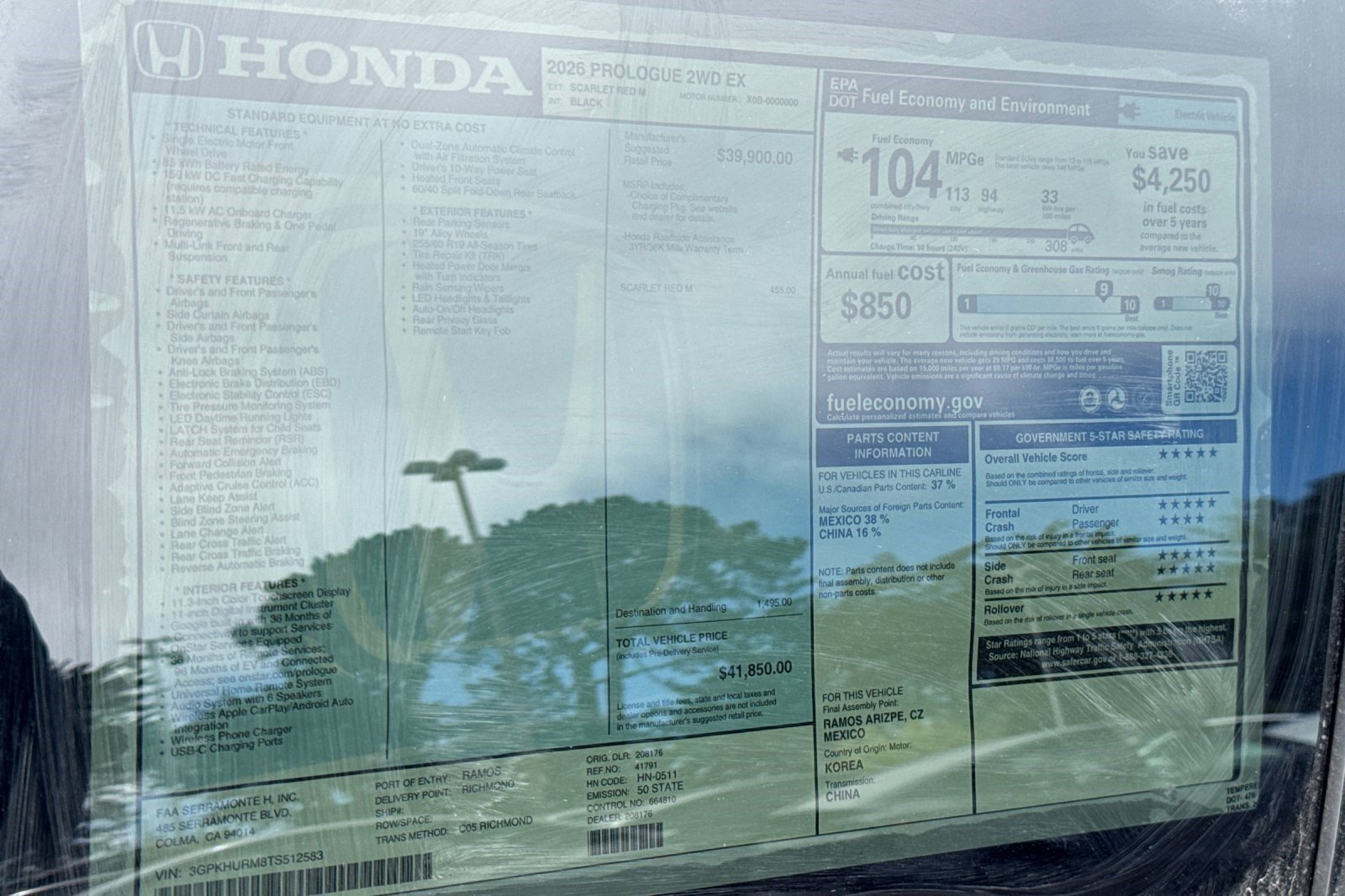 New 2026 Honda Prologue Eco image 34