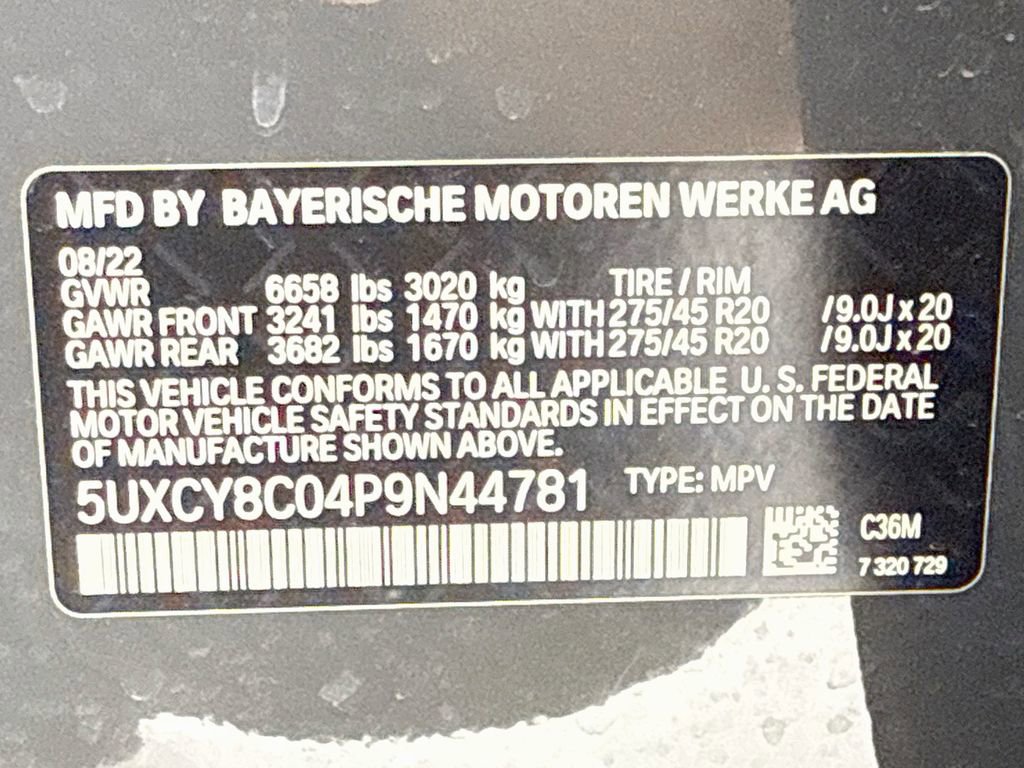 Used 2023 BMW X6 M50i w/ Dynamic Handling Package AWD/4WD image 33