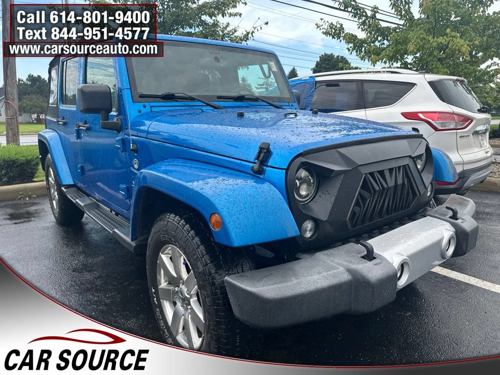 Used 2015 Jeep Wrangler Unlimited Sahara w/ Connectivity Group AWD/4WD image 1