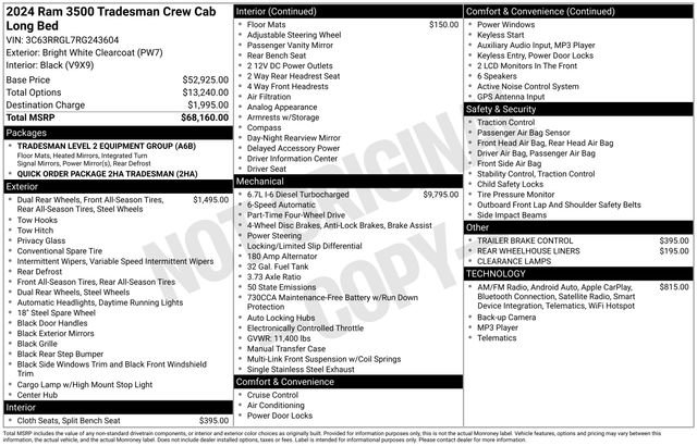 Used 2024 RAM 3500 Tradesman image 11