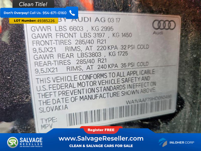 Used 2017 Audi Q7 3.0T Prestige AWD/4WD image 17