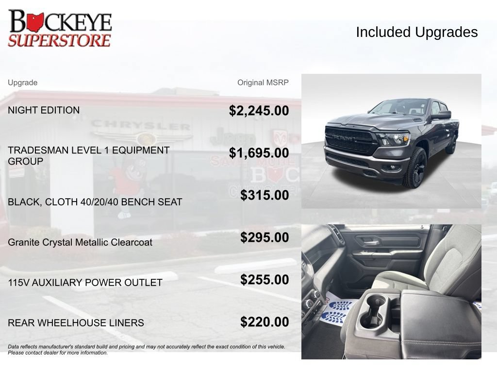 Used 2023 RAM 1500 Tradesman w/ Night Edition AWD/4WD image 8