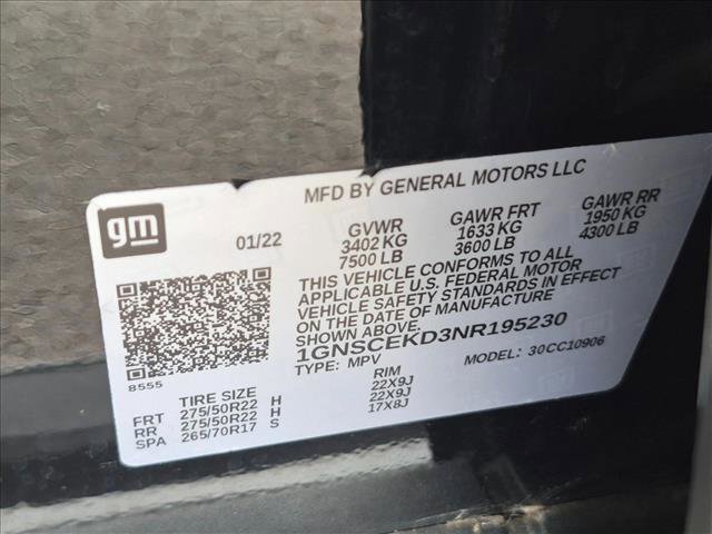 Used 2022 Chevrolet Suburban RST RWD image 25