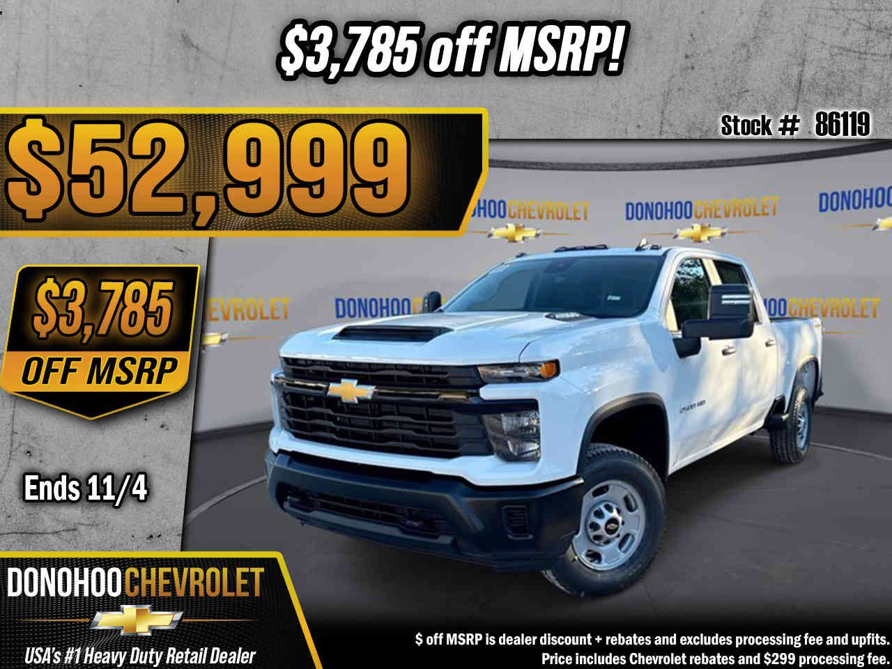 New 2026 Chevrolet Silverado 2500 W/T w/ WT Convenience Package AWD/4WD image 1