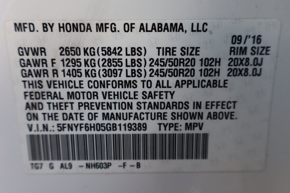 Used 2016 Honda Pilot Elite image 49