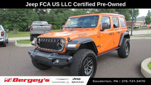 Certified 2025 Jeep Wrangler Unlimited Sport AWD/4WD image 1