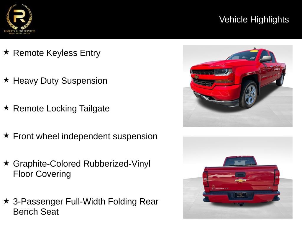 Used 2019 Chevrolet Silverado 1500 Custom w/ Custom Convenience Package AWD/4WD image 9
