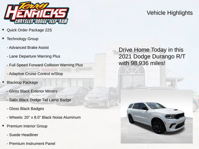 Used 2021 Dodge Durango R/T w/ Technology Group AWD/4WD image 4