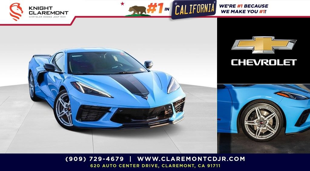 Used 2023 Chevrolet Corvette Stingray Preferred Cpe w/ Z51 Performance Package RWD image 1