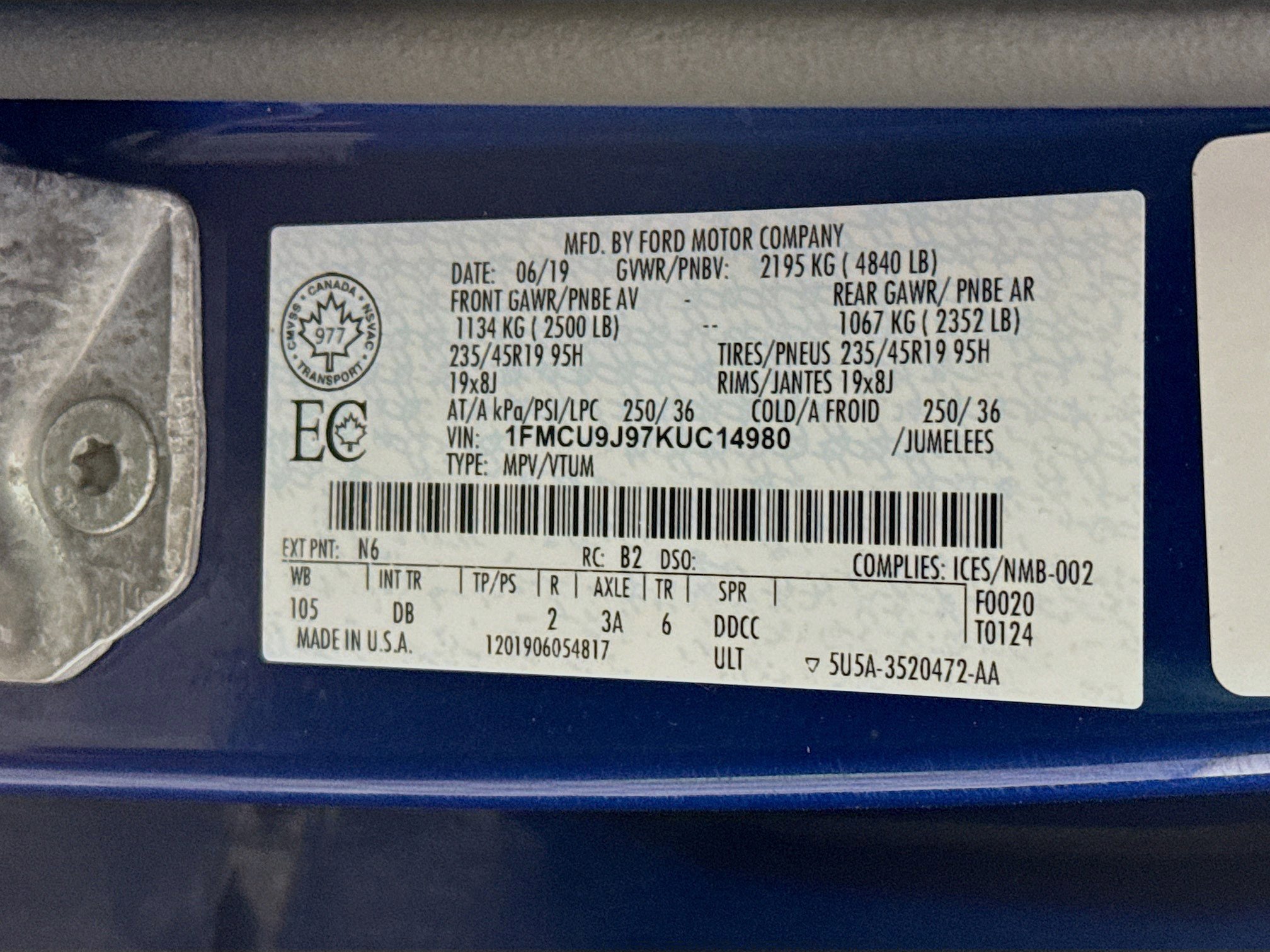 Used 2019 Ford Escape Titanium image 73