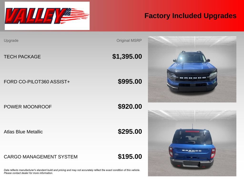 Certified 2024 Ford Bronco Sport Outer Banks w/ Tech Package AWD/4WD image 6