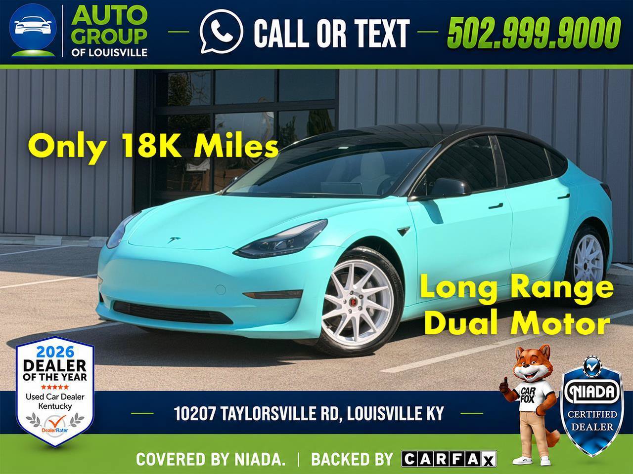 Used 2022 Tesla Model 3 Long Range AWD/4WD image 1