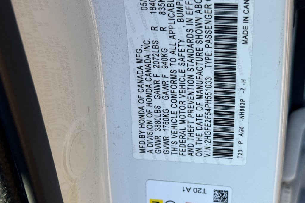 Certified 2023 Honda Civic Sport image 27